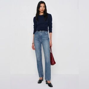 Reformation Cynthia High Rise Straight Jeans
